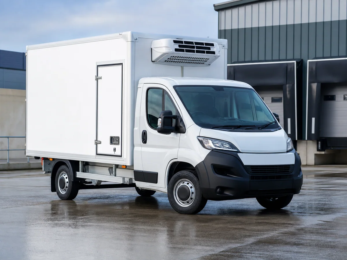 Refrigerated delivery van